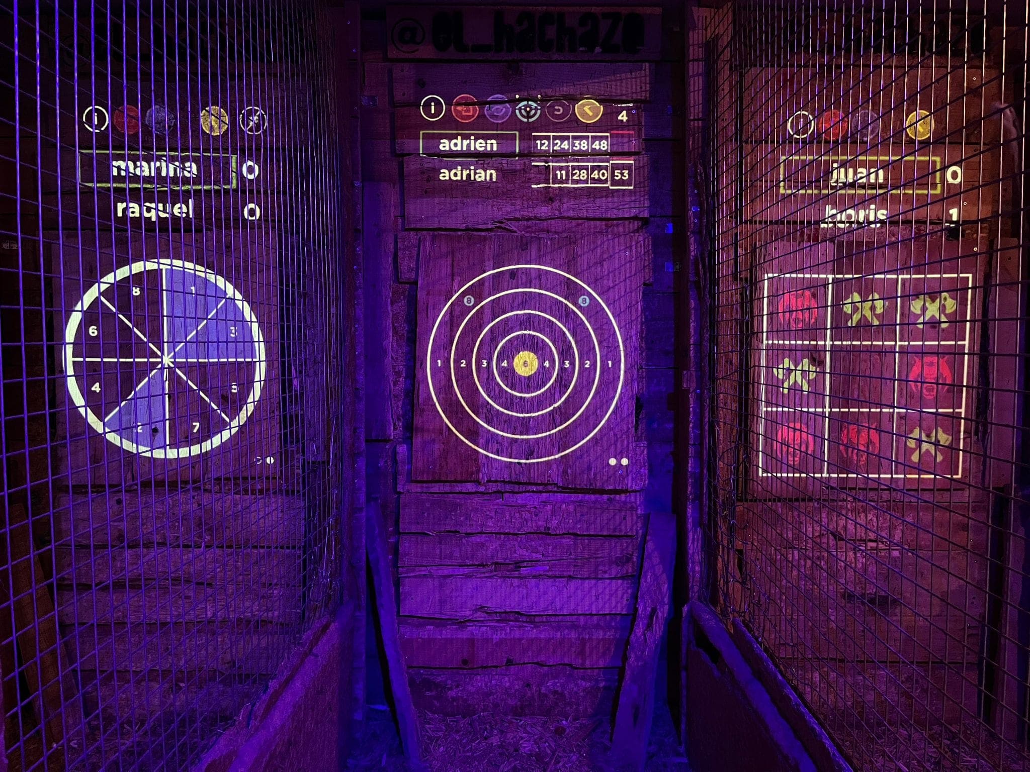 Axe throwing gameplay